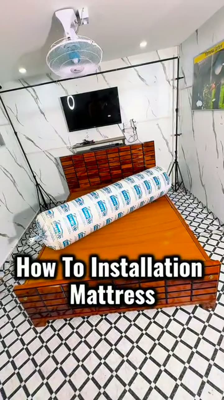 Mattress installation video preview